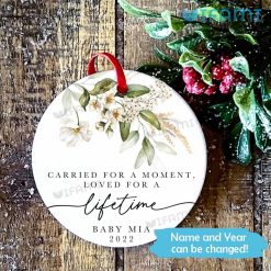 Sympathy Ornament Carried For A Moment Loved For A Lifetime In Sympathy Xmas Gift