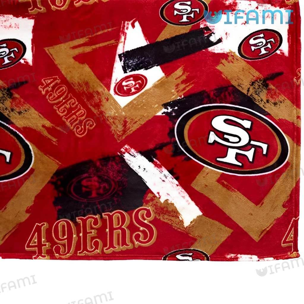 Vintage 49ers Blanket Multi Logo San Francisco 49ers Gift
