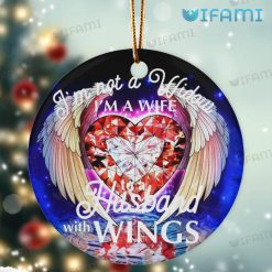 Custom Memorial Ornament Your Wings Were Ready But Our Hearts Were Not In Sympathy Gift