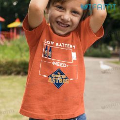 Astros Shirt Low Battery Need Houston Astros Kid Tshirt