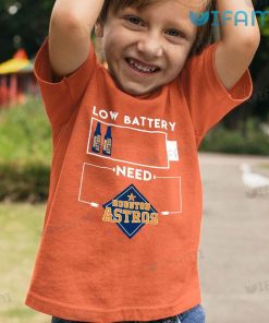 Astros Shirt Low Battery Need Houston Astros Kid Tshirt