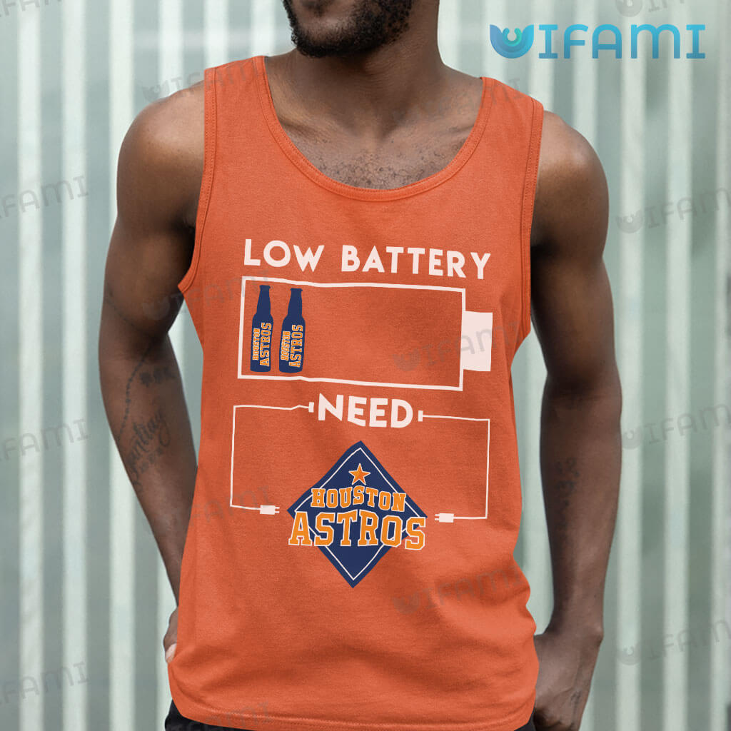 Astros Shirt Low Battery Need Houston Astros Gift