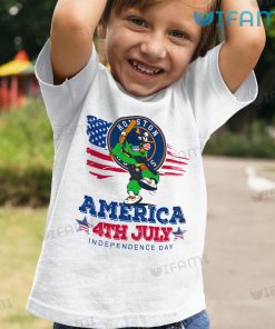 Astros Shirt Orbit Mascot America 4th July Independence Day Houston Astros Kid Tshirt