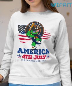 Astros Shirt Orbit Mascot America 4th July Independence Day Houston Astros Sweatshirt