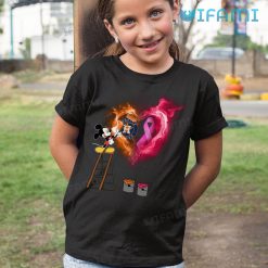 Astros Shirt Womens Heart Mickey Cancer Support Houston Astros Kid Tshirt