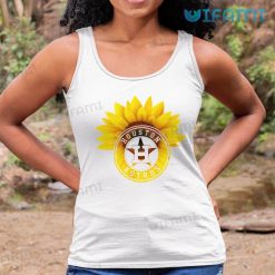 Astros Shirt Womens Sunflower Houston Astros Tank Top