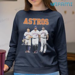 Astros T Shirt Altuve Alvarez Verlander Signatures Houston Astros Sweatshirt