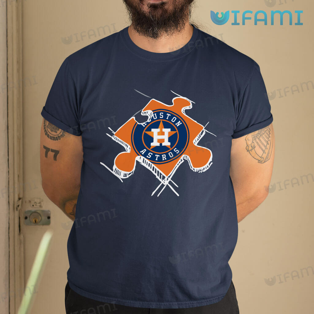 Astros T-Shirt Autism Awareness Symbol Houston Astros Gift