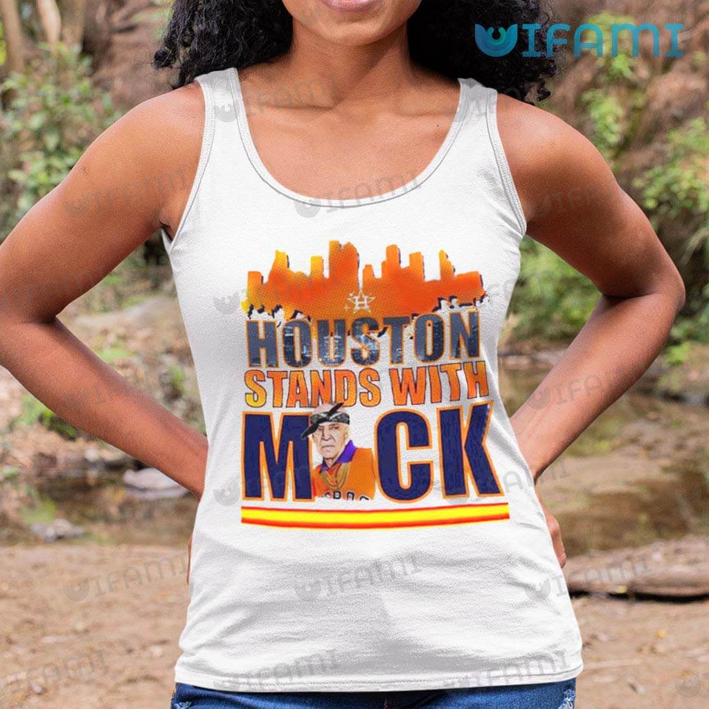 Astros T-Shirt Houston Stands With Mack Astros Gift