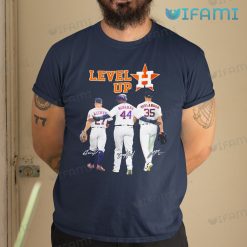 Astros T Shirt Level Up Altuve Alvarez Verlander Signatures Houston Astros Gift
