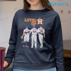 Astros T Shirt Level Up Altuve Alvarez Verlander Signatures Houston Astros Sweatshirt