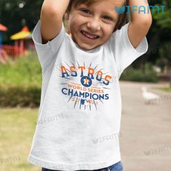 Astros World Series Shirt 2022 Champions Houston Astros Kid Tshirt