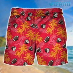 Chiefs Hawaiian Shirt Coconut Football Pattern Kansas City Short Back