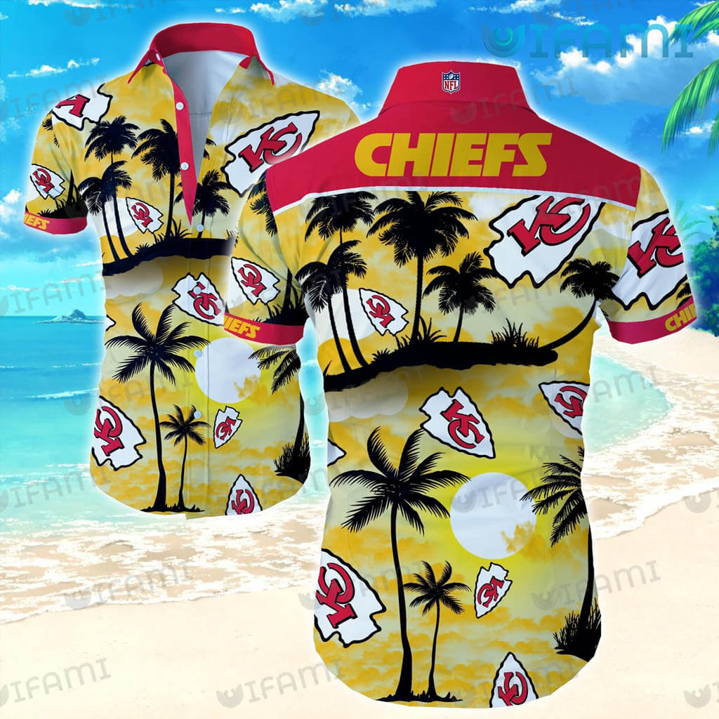 Get Your Game On with the Chiefs Hawaiian Shirt - The Perfect Gift for Kansas City Fans!
