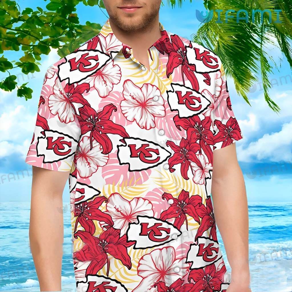 Colorful Chiefs Hawaiian Shirt - Perfect KC Gift for Beach Days