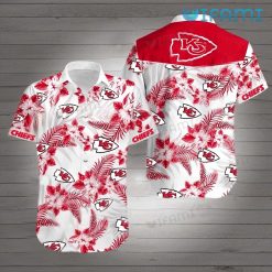 Chiefs Hawaiian Shirt Hibiscus Palm Leaves Logo Kansas City Gift