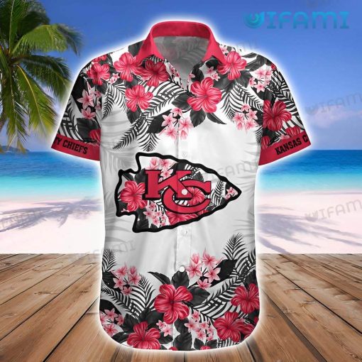 Chiefs Hawaiian Shirt Tropical Floral Pattern Kansas City Chiefs Gift