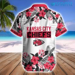Chiefs Hawaiian Shirt Tropical Floral Pattern Kansas City Chiefs Present Back