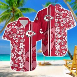 Chiefs Hawaiian Shirt Turtle Tropical Leaves Kansas City Gift