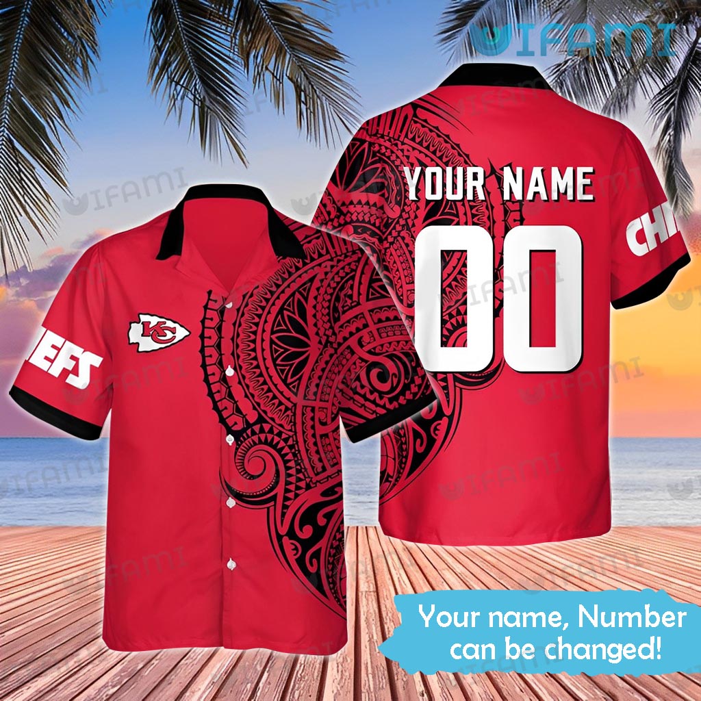 Custom Chiefs Hawaiian Shirt Polynesian Pattern Kansas City Gift -  Personalized Gifts: Family, Sports, Occasions, Trending