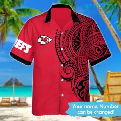 Custom Chiefs Hawaiian Shirt Polynesian Pattern Kansas City Present
