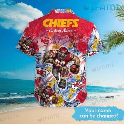 Custom Name Chiefs Hawaiian Shirt Mascot Kansas City Present Back