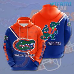 Florida Gators Hoodie 3D Orange Blue Logo Gators Gift