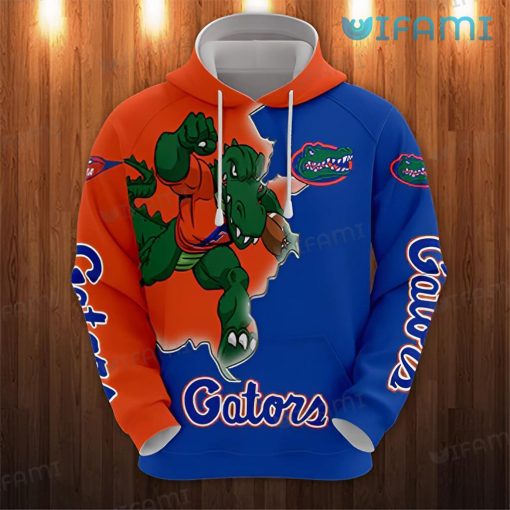 Florida Gators Zip Up Hoodie 3D Mascot Gators Gift