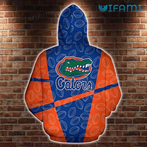 Gators Hoodie 3D American Football Pattern Logo Florida Gators Gift