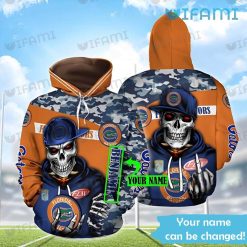 Gators Hoodie 3D The Death Wearing Hat Camo Pattern Personalized Florida Gators Gift