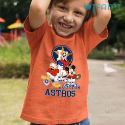 Houston Astros Shirt Mickey Donald Goofy Astros Kid Tshirt 1