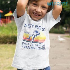 Houston Astros World Series Shirt Astronaut 2022 Champions Astros Kid Tshirt