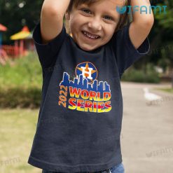 Houston Astros World Series Shirt Skyline Champions 2022 Astros Kid Tshirt
