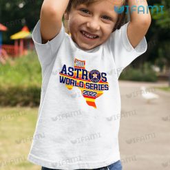 Houston Astros World Series Shirt Texas Map 2022 Astros Kid Tshirt