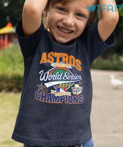 Houston Astros World Series Shirt Vintage Champions 2022 Astros Kid Tshirt