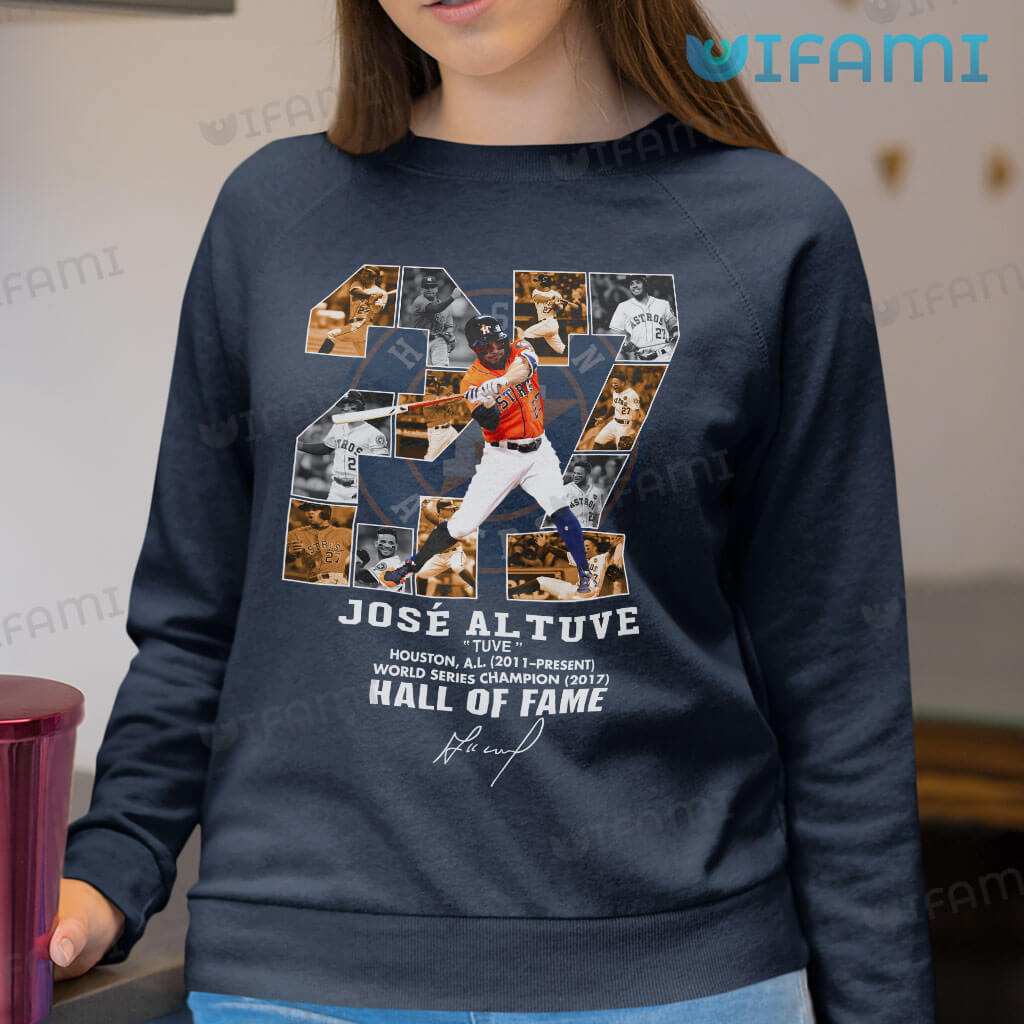 Jose Altuve Shirt Hall Of Fame Houston Astros Gift