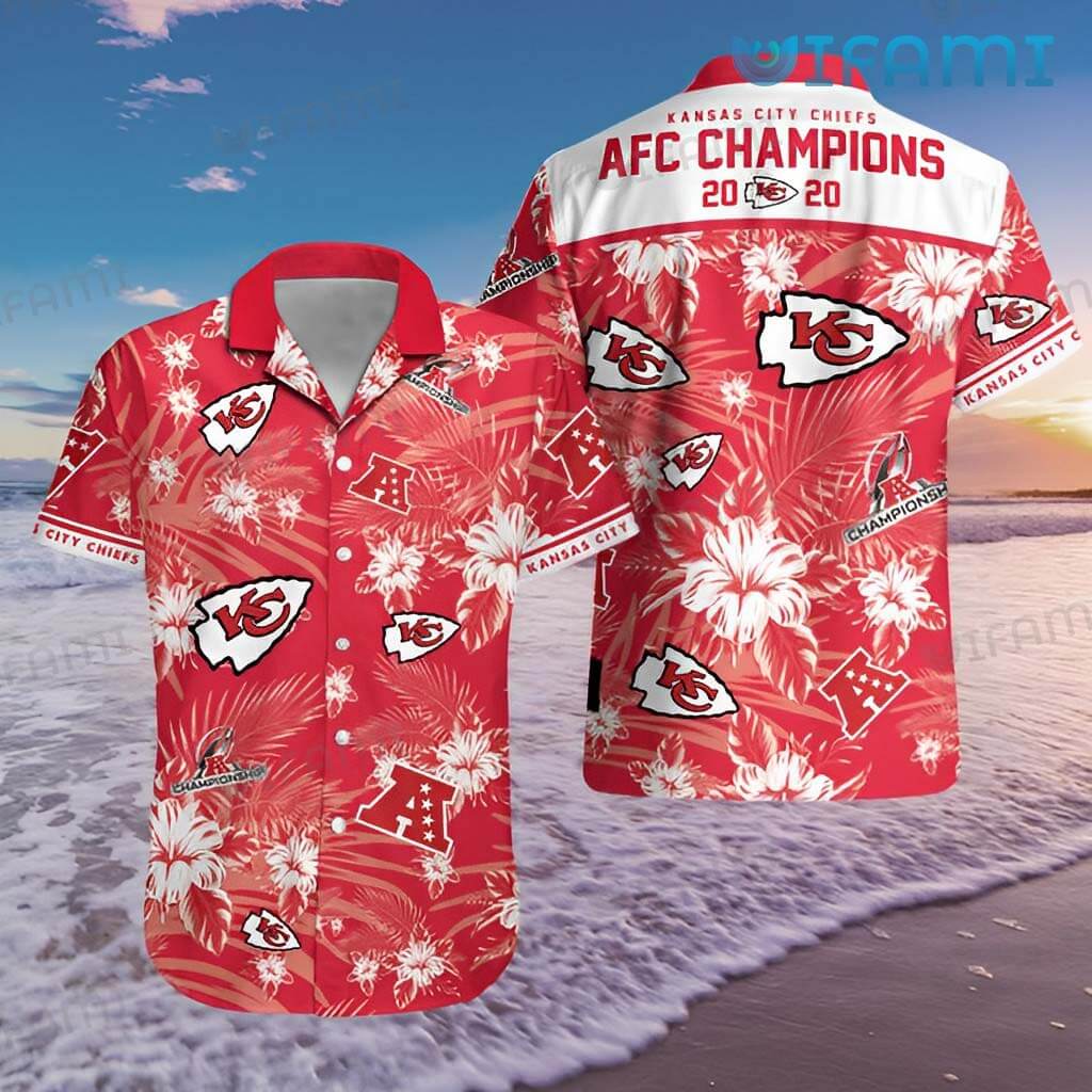KC Chiefs Hawaiian Shirt AFC Champions 2020 Kansas City Gift - Personalized  Gifts: Family, Sports, Occasions, Trending