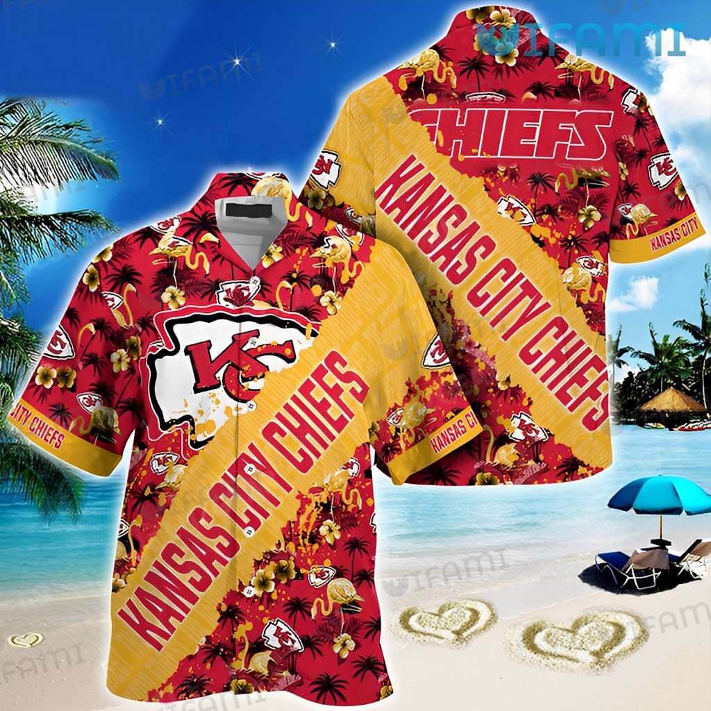 KC Chiefs Hawaiian Shirt Flamingo Logo Kansas City Gift - Personalized  Gifts: Family, Sports, Occasions, Trending