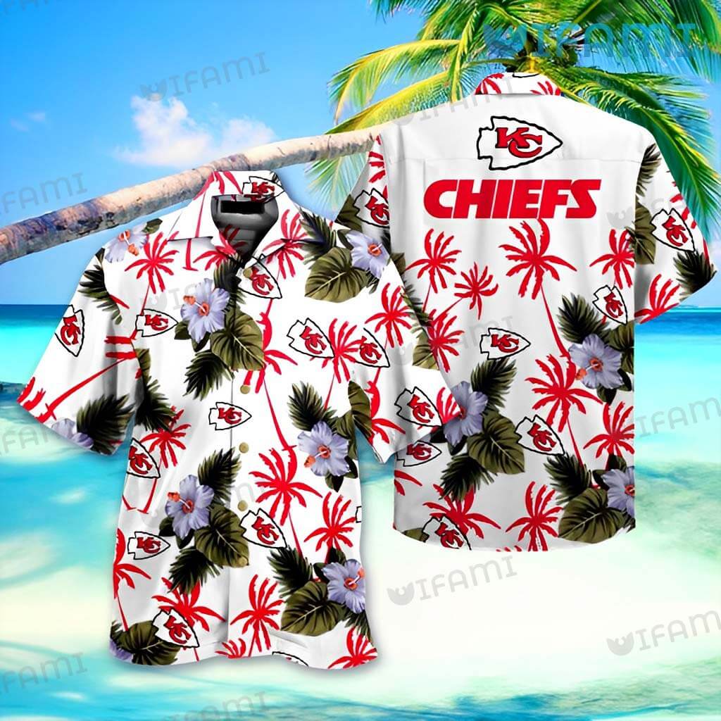 Unleash the Tropic Thunder with Our KC Chiefs Hawaiian Shirt