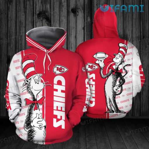 KC Chiefs Hoodie 3D The Cat In The Hat Kansas City Chiefs Gift