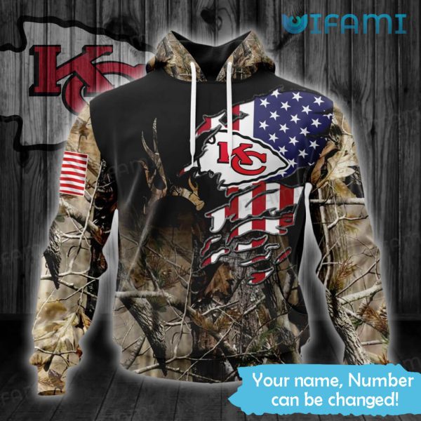 Kansas City Chiefs Hoodie 3D Red USA Flag Logo KC Chiefs Gift -  Personalized Gifts: Family, Sports, Occasions, Trending