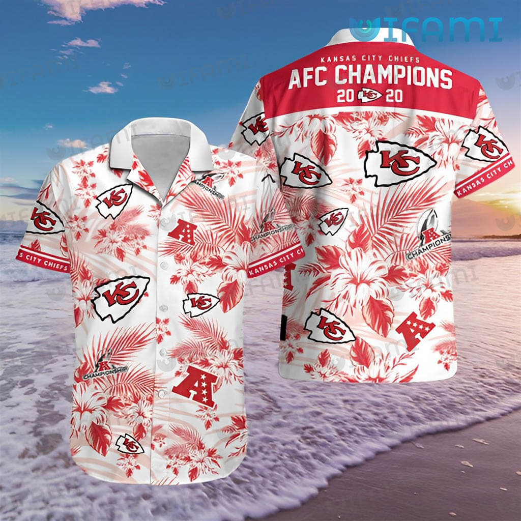 Kansas City Chiefs Hawaiian Shirt AFC Champions 2020 Kansas City Gift -  Personalized Gifts: Family, Sports, Occasions, Trending