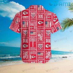 Kansas City Chiefs Hawaiian Shirt Tribe Pattern Kansas City Chiefs Present Back