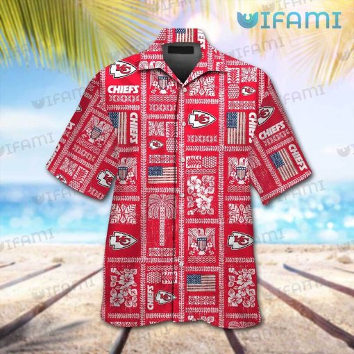 Kansas City Chiefs Hawaiian Shirt Tribe Pattern Kansas City Chiefs Gift