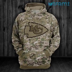 Kansas City Chiefs Hoodie 3D Camouflage KC Chiefs Present