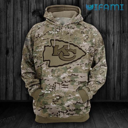 Kansas City Chiefs Hoodie 3D Camouflage KC Chiefs Gift