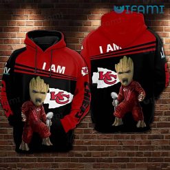 Kansas City Chiefs Hoodie 3D Groot I Am KC Chiefs Gift Idea