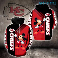 Kansas City Hoodie 3D Mickey Mouse Kansas City Chiefs Gift For Her