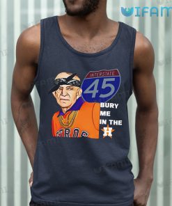 Mattress Mack Shirt Interstate 45 Burry Me In The H Houston Astros Tank Top