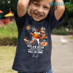 Nolan Ryan Shirt Hall Of Fame Houston Astros Kid Tshirt